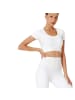 YEAZ CLUB LEVEL SET Top + Leggings in weiß