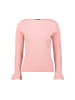 Zero  Pullover mit Volants am Ärmel in Bridal Rose