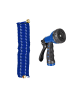 relaxdays Spiralschlauch in Blau - 10 m