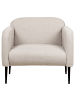 Beliani Sessel STOUBY in Grau/Schwarz - (W) 83 x (H) 77 x (L) 74 cm