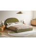 Beliani Doppelbett VAUCLUSE in Grün - (W) 174 x (H) 112 x (L) 214 cm