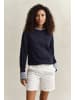 Gant Tonal Shield Rundhals-Sweatshirt in Evening Blue