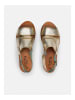 Felmini Wide Fit Sandalen Gold