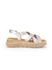 Gabor Comfort Plateau Sandalen in gold