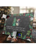 Mr. & Mrs. Panda Adventskalender Pinguin Weihnachtsbaum mit Spruch in Kreidetafel