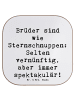 Mr. & Mrs. Panda Tischuntersetzer Spruch Brüder Sternschnuppen m... in Weiß