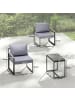 Outsunny Balkonmöbel Set,63L x 64B x 63H cm,Grau