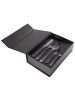 Beliani 30-tlg Besteck Set FUSILLI in Schwarz