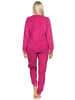 NORMANN Frottee langarm Schlafanzug Homewear Pyjama - 80630 in pink