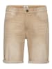 Camel Active Colour Denim Shorts Slim Fit in Beige