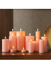 Deluxe Homeart 2x LED Maxi Teelichter Mia Echtwachs flackernd D: 6,1cm in rosa