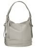 Samantha Look Rucksack echt Leder in grau