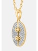 Diamant Exquis Halskette aus 585 Gelbgold mit Diamant