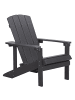 Beliani 2-tlg Gartenstuhl ADIRONDACK in Grau