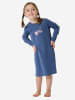 Schiesser Nachthemd Girls World in jeansblau