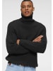 Bruno Banani Rollkragenpullover in schwarz
