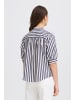 Fransa Kurzarm-Bluse FRDONNIE Regular fit in NAVY BLAZER WHITE STRIPE