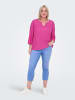 ONLY Carmakoma Top in Fuchsia Fedora
