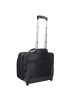 Dermata 2 Rollen Businesstrolley 38 cm Laptopfach schwarz