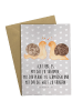 Mr. & Mrs. Panda doppelkarte Schnecken Liebe mit Spruch in Grau Pastell