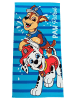 Paw Patrol Paw Patrol Strandtuch Chase & Marshall Badetuch Handtuch 120x60 cm in blau