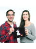 Mr. & Mrs. Panda Mouse-Pad Einhorn Hexe ohne Spruch in Schwarz