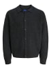Jack & Jones Strickjacke in Dark Grey Melange