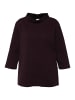 Ulla Popken Sweatshirt in schwarze kirsche