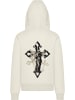 Mister Tee Mister Tee Holy Cross Hoody in whitesand