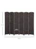 HOMCOM Paravent in Braun 160L x 1,6B x 170H cm