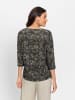 WITT WEIDEN Print-Shirt in schwarz-camel-bedruckt