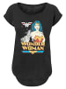 F4NT4STIC Long Cut T-Shirt DC Comics Superhelden Wonder Woman Posing in schwarz