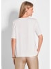 GOLDNER Kurzgröße:  Shirt Shirt in cremeweiß / beige / braun / gemustert