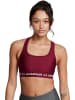 Under Armour Sport-BH "Crossback Mid Bra" in Rot