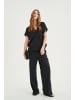 InWear Kurzarm-Bluse RindaIW Lockere Passform in Black