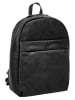 X-ZONE Rucksack echt Leder in schwarz