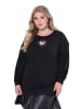 MIAMODA Sweatshirt in schwarz