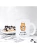 Mr. & Mrs. Panda Teetasse Bär Baby mit Spruch in Transparent