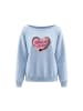 myMo Women Sweatshirt in Light Blue
