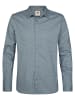 Petrol Industries Slim Fit Hemd mit dezentem Muster millworks in Blau