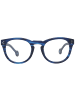 Hally & Son Unisex Optische Fassungen Rund Blau
