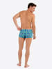 HOM Badehose Swim Shorts Marbella in blue print