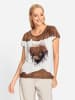 Heine Kurzarmshirt in braun