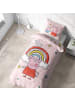 Peppa Pig Bettwäsche-Set "Peppa Pig, Peppa Wutz, Smile" in Rosa