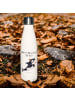 Mr. & Mrs. Panda Wasserflasche Orca Zylinder mit Spruch in Weiß