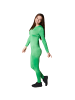 tectake Einfarbiger, super bequemer Jumpsuit, grün