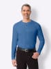 Sieh an! Langarmshirt in mittelblau