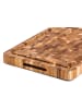 TEAKHAUS Schneid-/ Hackblock aus Teakholz, BUTCHERBLOCK S, 42 x 30,5 x 3,8 cm