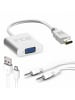 Inca Inca HDMI-auf-VGA-Adapter mit inkludiertem Audiokabel – Optimieren in weiß