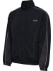 Hummel Trainingsjacke "Hmlloose Track Jacket Topscorer" in Schwarz